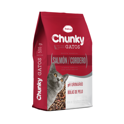 Comida Para Gato Chunky Gatos Salmón & Cordero